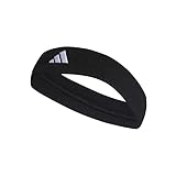 Adidas Unisex Headband Tennis Headband, Black/White, HT3909, OSFY