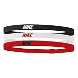 Nike Herren Hoofdband 9318 Stirnband, 083 Black/White/University Red, Einheitsgröße EU