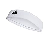 Adidas Unisex Headband Tennis Headband, White/Black, HT3908, OSFM