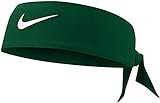 Nike Green Dri-Fit Head Tie 3.0 – Stirnband – Grün/Weiß