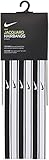 Nike Unisex – Erwachsene Swoosh Stirnband, Schwarz/Weiß, One Size