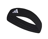 Adidas Unisex Headband Tennis Headband, Black/White, HT3909, OSFM