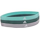 adidas Unisex-Erwachsene Sporthaarbänder Stirnband, Grau, Grün, Minze, Einheitsgröße
