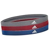adidas Unisex-Erwachsene Sporthaarbänder Stirnband, Metallicgrau, Blau, Burgund, Einheitsgröße