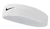 Nike Unisex Erwachsene Swoosh Headband/Stirnband, Weiß (White/Black), Einheitsgröße