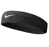 Nike Swoosh Headband Stirnband (one Size, Black/White)