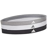 adidas Unisex-Erwachsene Sporthaarbänder Stirnband, Schwarz, Weiß, Grau, Einheitsgröße